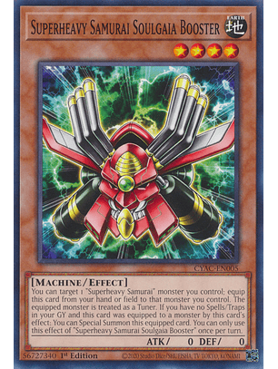 Superheavy Samurai Soulgaia Booster - CYAC-EN005 - Common 