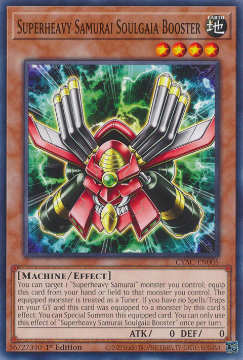 Superheavy Samurai Soulgaia Booster - CYAC-EN005 - Common 