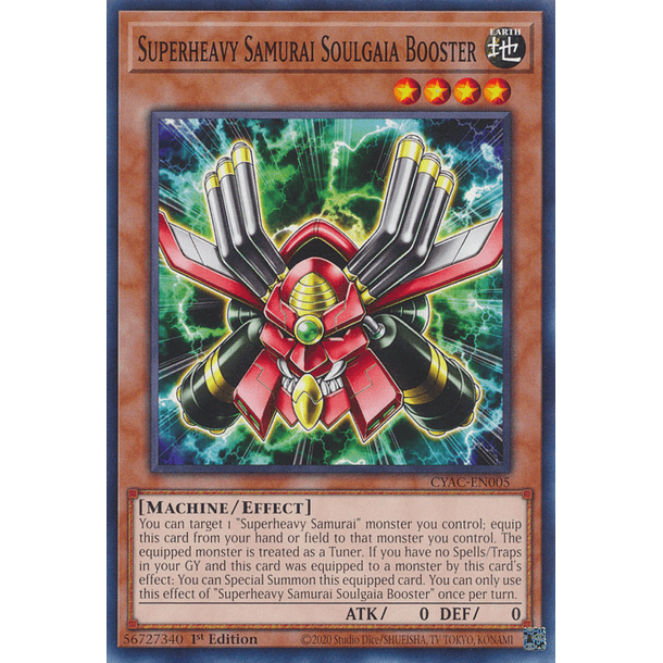 Superheavy Samurai Soulgaia Booster - CYAC-EN005 - Common 