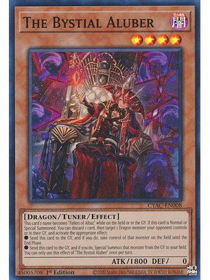 The Bystial Aluber - CYAC-EN008 - Super Rare 