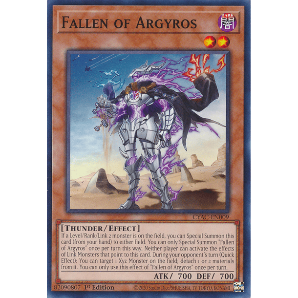 Fallen of Argyros - CYAC-EN009 - Common