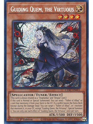 Guiding Quem, the Virtuous - CYAC-EN011 - Secret Rare