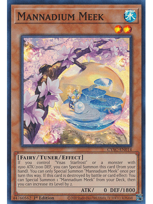 Mannadium Meek - CYAC-EN014 - Super Rare