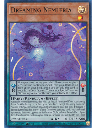 Dreaming Nemleria - CYAC-EN015 - Super Rare