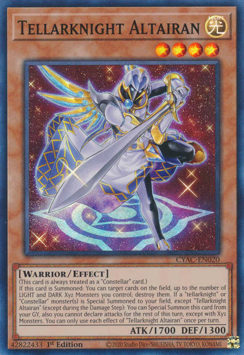 Tellarknight Altairan - CYAC-EN020 - Super Rare 1