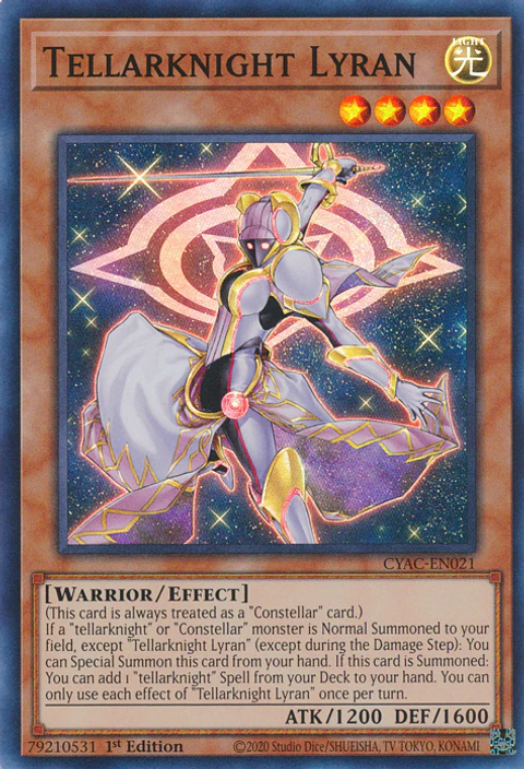 Tellarknight Lyran - CYAC-EN021 - Super Rare 
