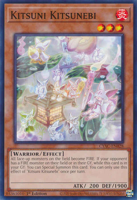 Kitsuni Kitsunebi - CYAC-EN028 - Common
