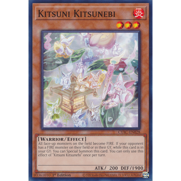 Kitsuni Kitsunebi - CYAC-EN028 - Common