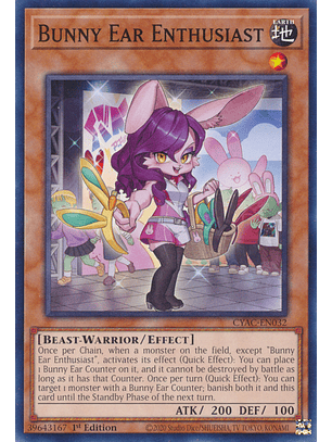 Bunny Ear Enthusiast - CYAC-EN032 - Common