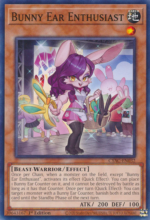 Bunny Ear Enthusiast - CYAC-EN032 - Common