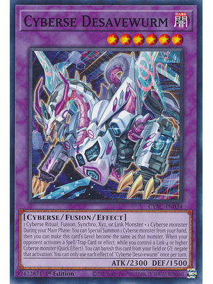 Cyberse Desavewurm - CYAC-EN034 - Common