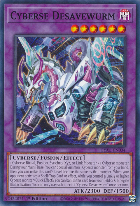 Cyberse Desavewurm - CYAC-EN034 - Common