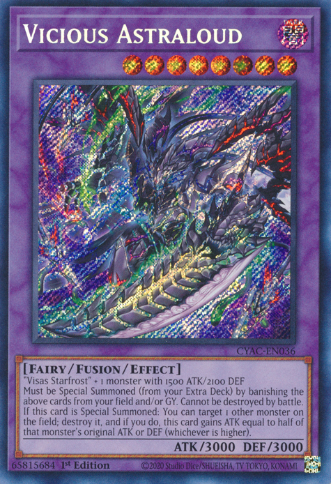 Vicious Astraloud - CYAC-EN036 - Secret Rare 1