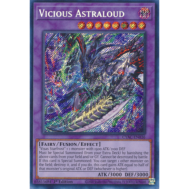 Vicious Astraloud - CYAC-EN036 - Secret Rare