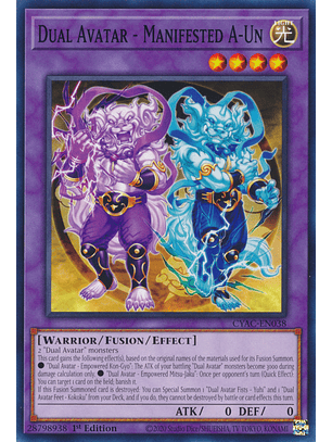 Dual Avatar - Manifested A-Un - CYAC-EN038 - Common