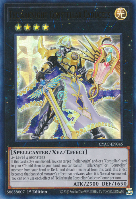 Tellarknight Constellar Caduceus - CYAC-EN045 - Ultra Rare  1