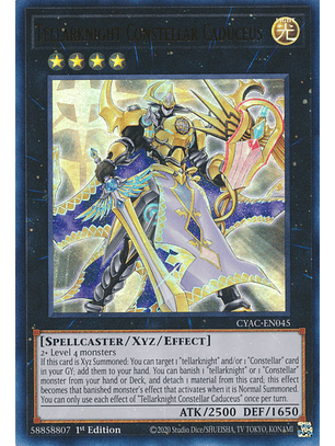 Tellarknight Constellar Caduceus - CYAC-EN045 - Ultra Rare 
