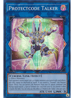 Protectcode Talker - CYAC-EN048 - Super Rare 