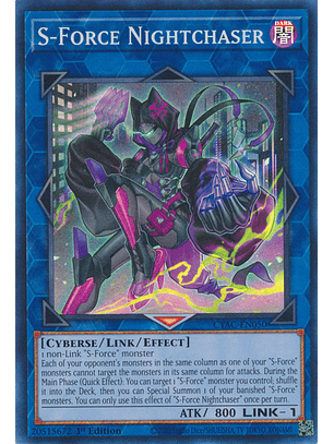 S-Force Nightchaser - CYAC-EN050 - Super Rare
