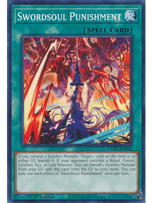 Swordsoul Punishment - CYAC-EN052 - Common