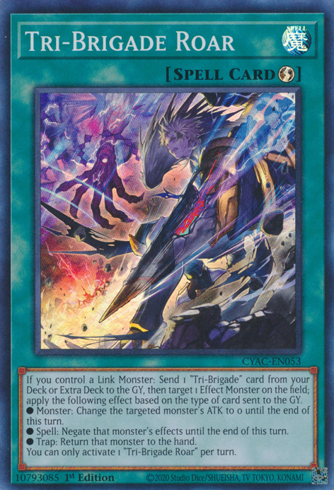 Tri-Brigade Roar - CYAC-EN053 - Super Rare 1