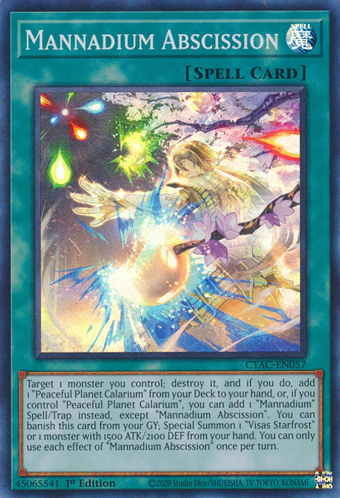 Mannadium Abscission - CYAC-EN057 - Super Rare