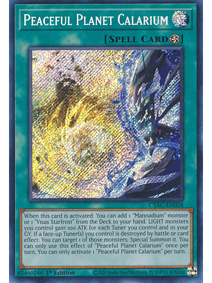 Peaceful Planet Calarium - CYAC-EN058 - Secret Rare