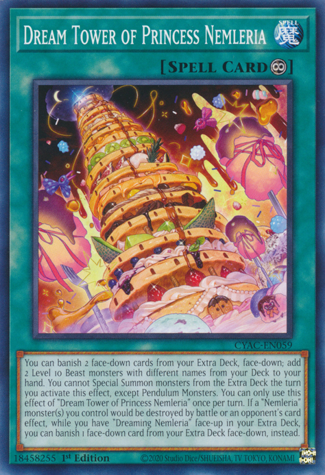 Dream Tower of Princess Nemleria - CYAC-EN059 - Common 1