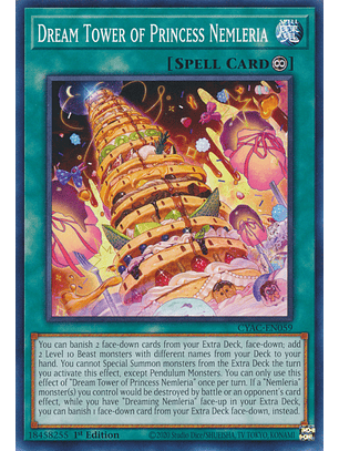 Dream Tower of Princess Nemleria - CYAC-EN059 - Common