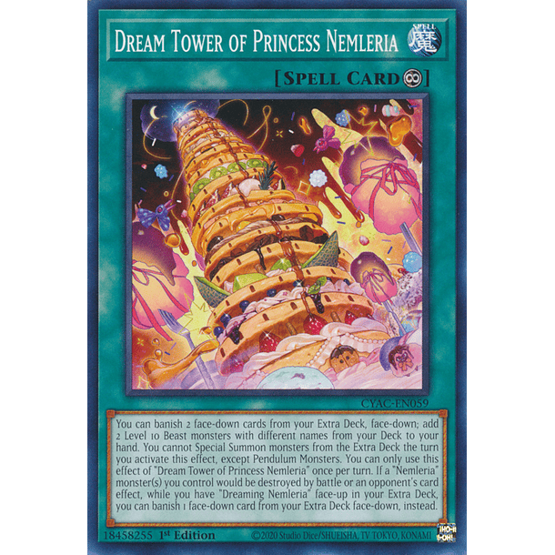 Dream Tower of Princess Nemleria - CYAC-EN059 - Common