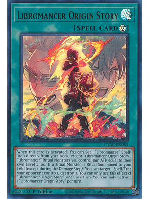 Libromancer Origin Story - CYAC-EN063 - Ultra Rare