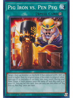 Pig Iron vs. Pen Peg - CYAC-EN068 - Common 