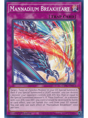 Mannadium Breakheart - CYAC-EN072 - Common