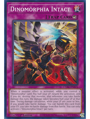 Dinomorphia Intact - CYAC-EN076 - Common