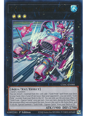 Gold Pride - Chariot Carrie - CYAC-EN088 - Ultra Rare
