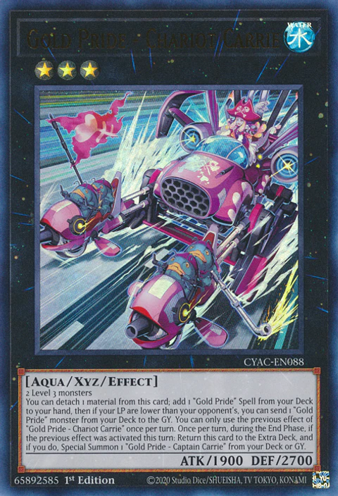 Gold Pride - Chariot Carrie - CYAC-EN088 - Ultra Rare