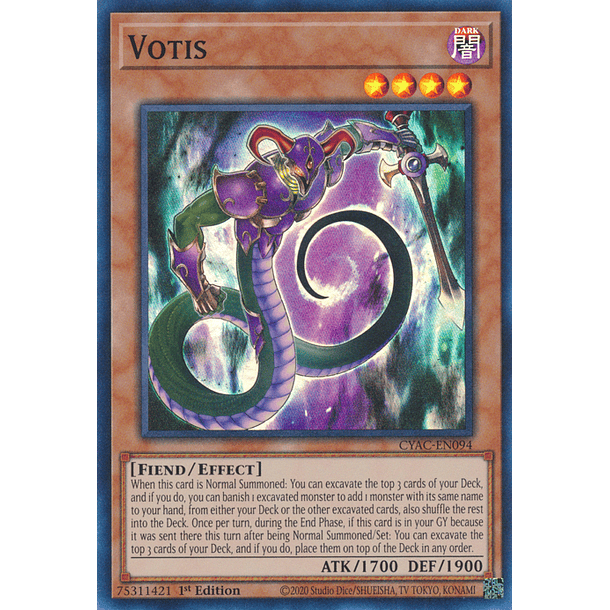 Votis - CYAC-EN094 - Super Rare