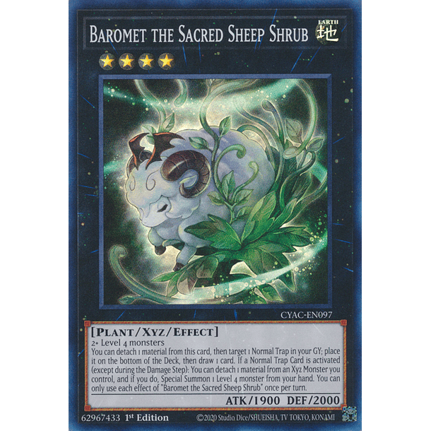 Baromet the Sacred Sheep Shrub - CYAC-EN097 - Super Rare