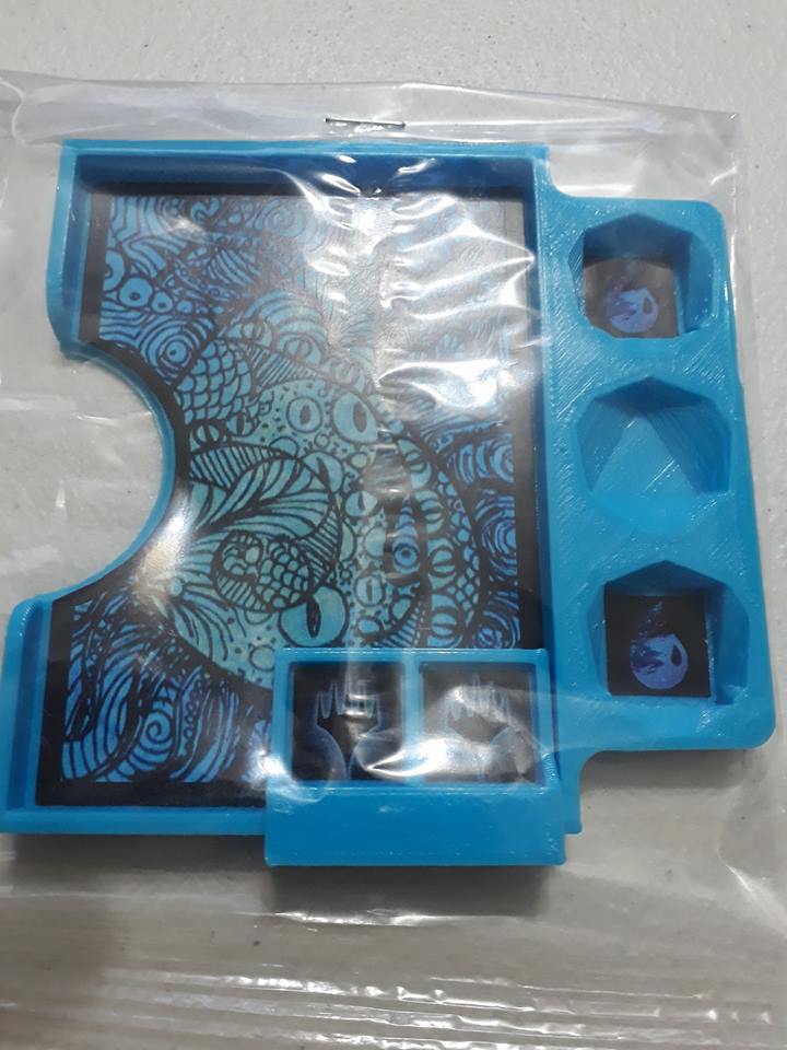 Porta Commander PVC MTG  - Azul Island 1