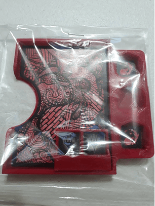 Porta Commander PVC MTG  - Rojo Mountain