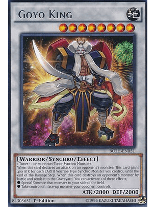 Goyo King - BOSH-EN051 - Rare