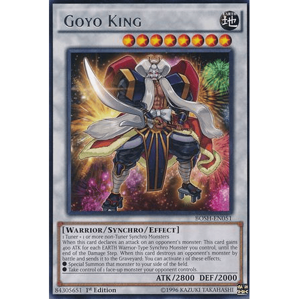 Goyo King - BOSH-EN051 - Rare