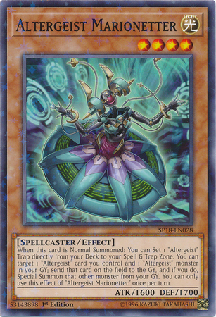 Altergeist Marionetter - SP18-EN028 - Starfoil Rare 1