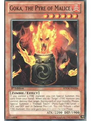 Goka, the Pyre of Malice - SDOK-EN006 - Common