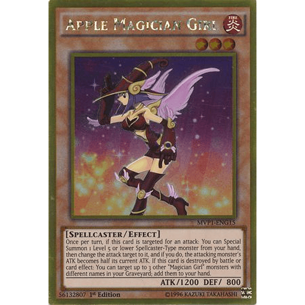 Apple Magician Girl - MVP1-ENG15 - Gold Rare