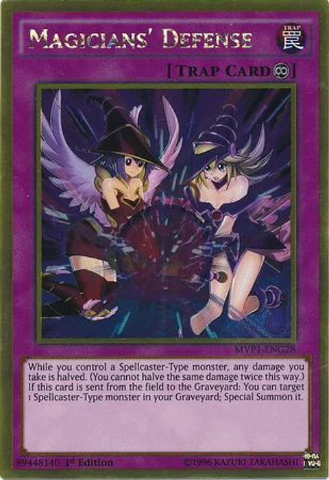 Magicians' Defense - MVP1-ENG28 - Gold Rare 