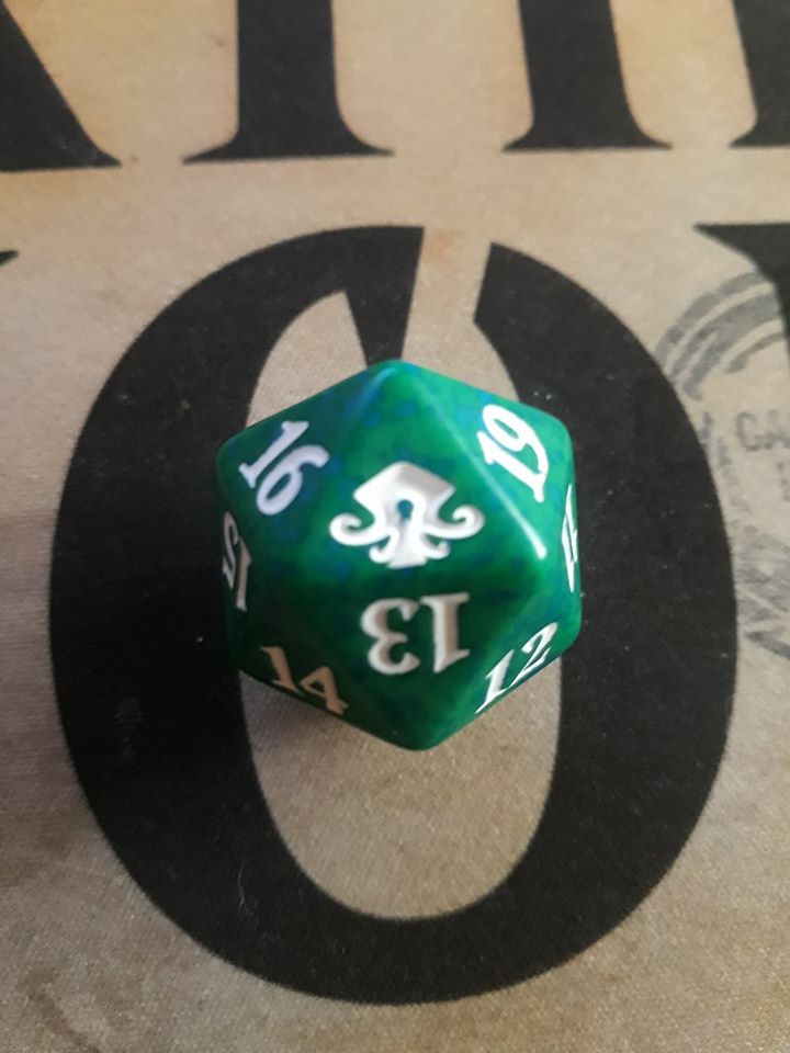 Dado Contador de vida - Verde - Eldritch Moon 1