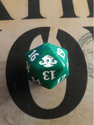 Dado Contador de vida - Verde - Eldritch Moon