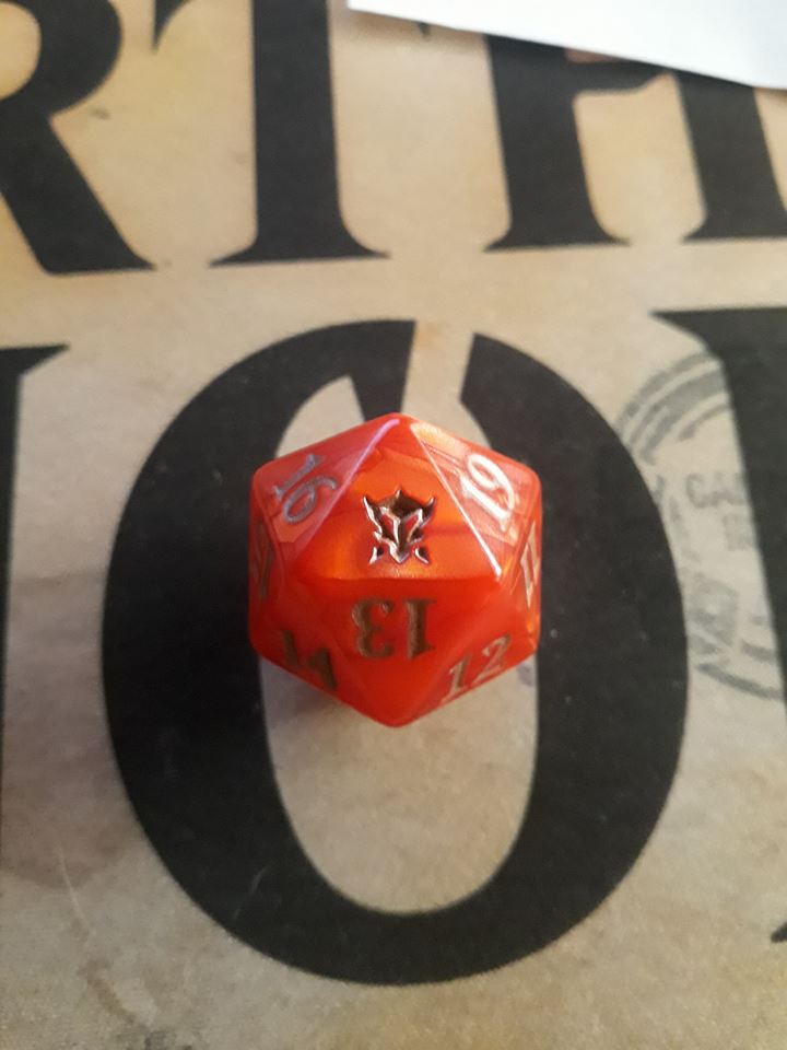 Dado Contador de vida - Rojo - Dragons of Tarkir 1