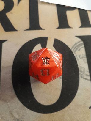 Dado Contador de vida - Rojo - Dragons of Tarkir